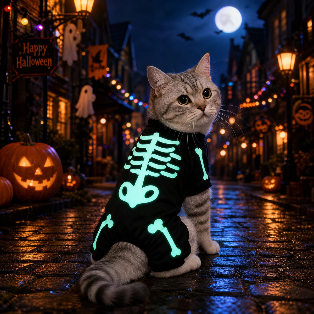 skeleton dog costume