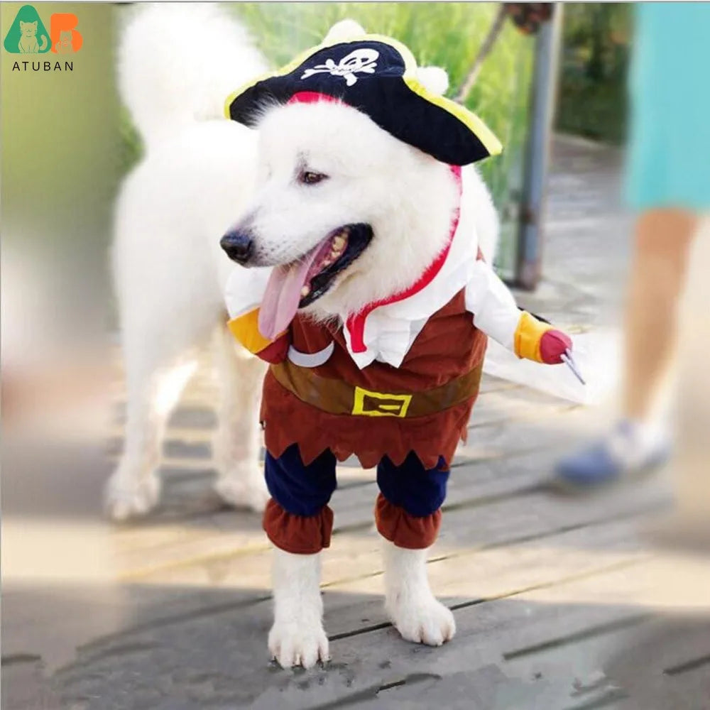 pirate captain costume for dogs