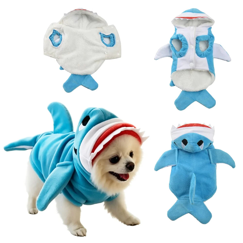 shark dog costume