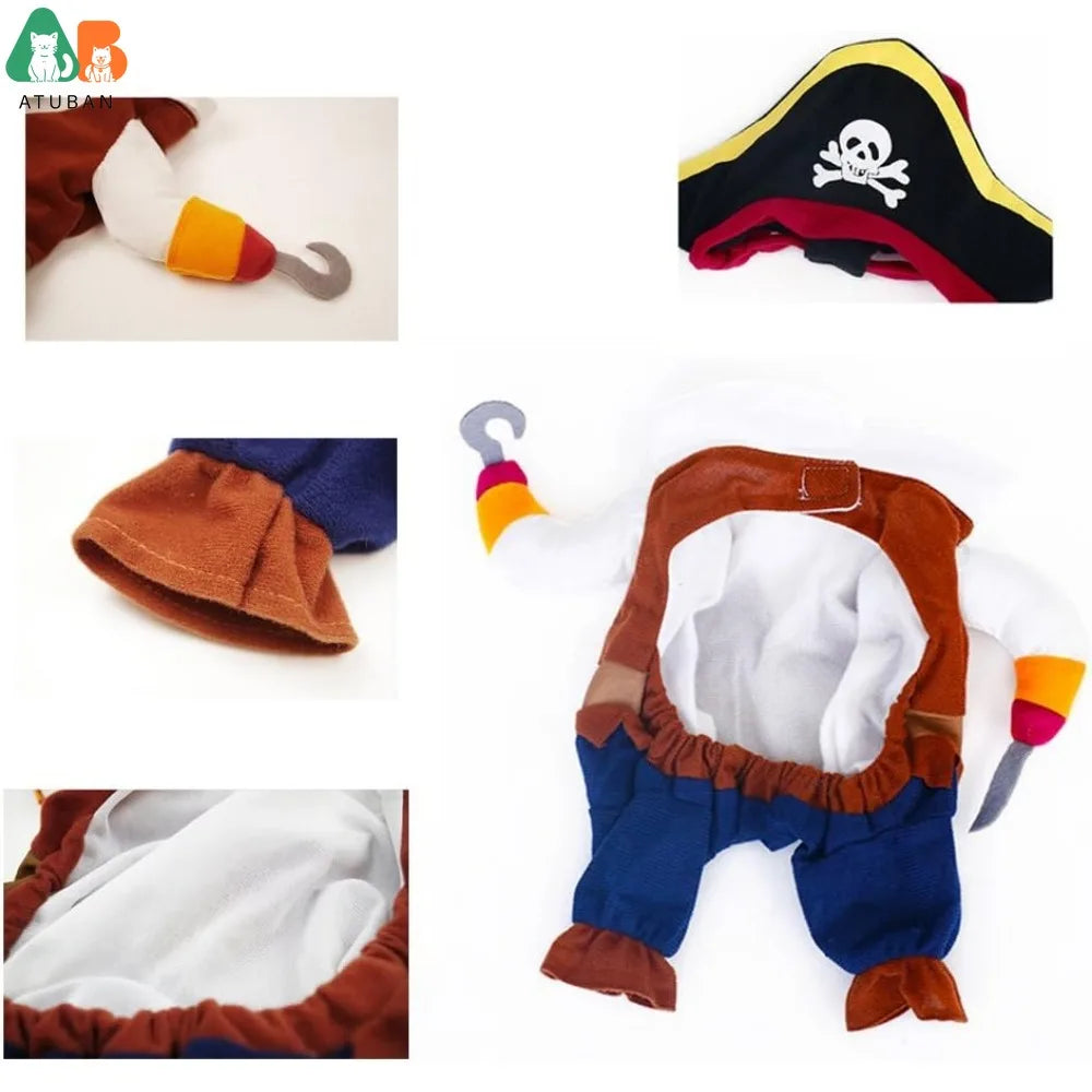 pirate captain costume for dogs