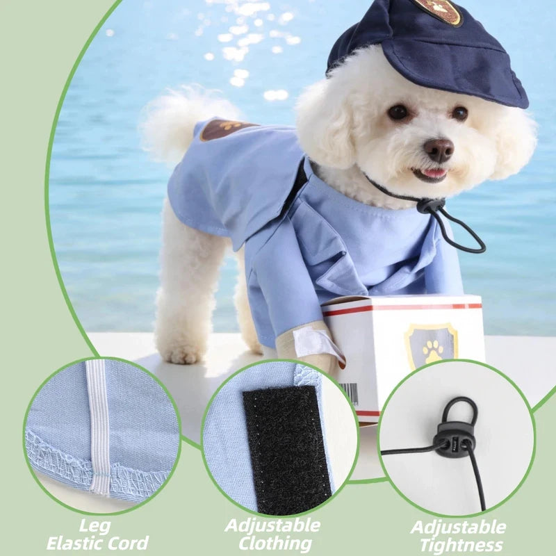 mailman dog costume