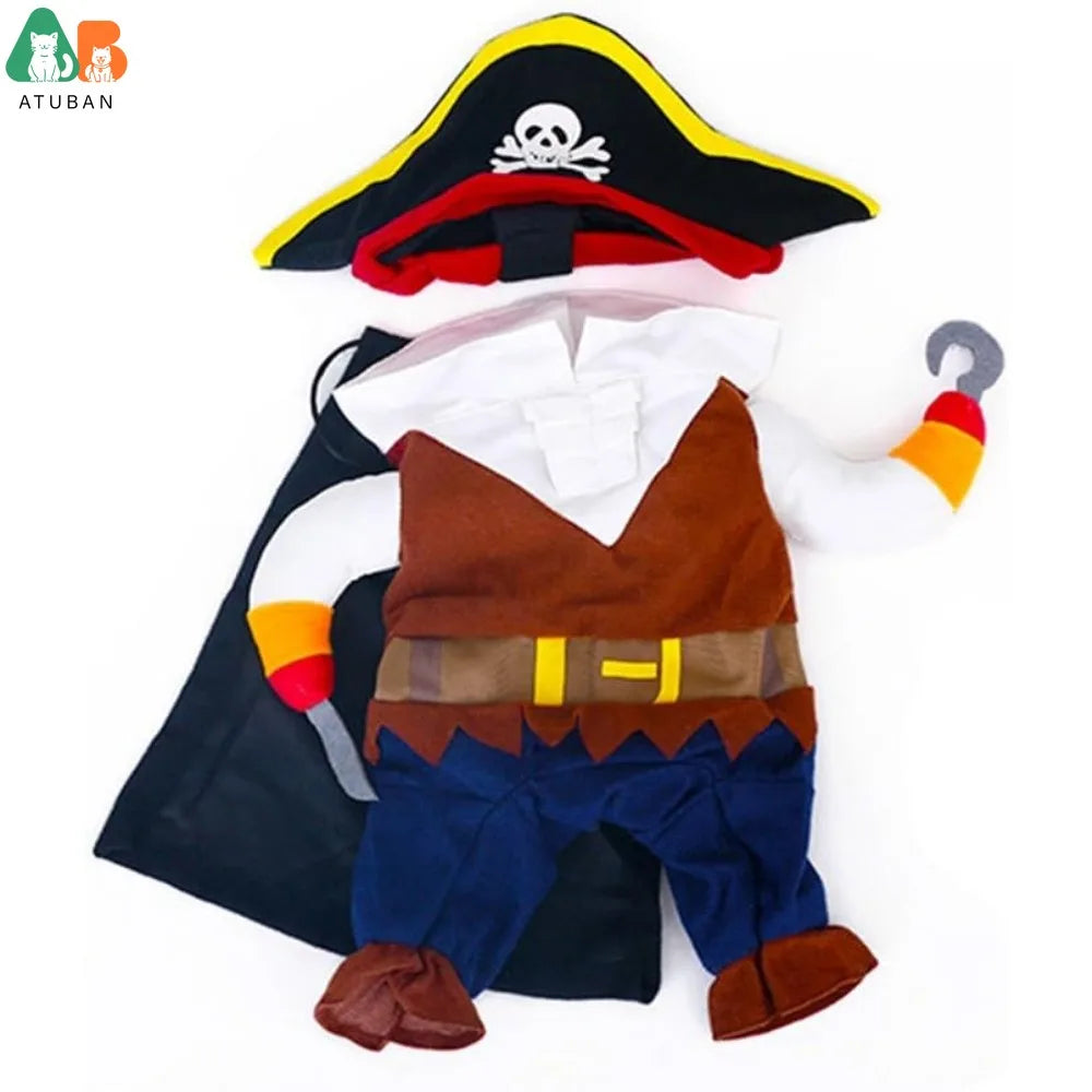 pirate captain costume for dogs